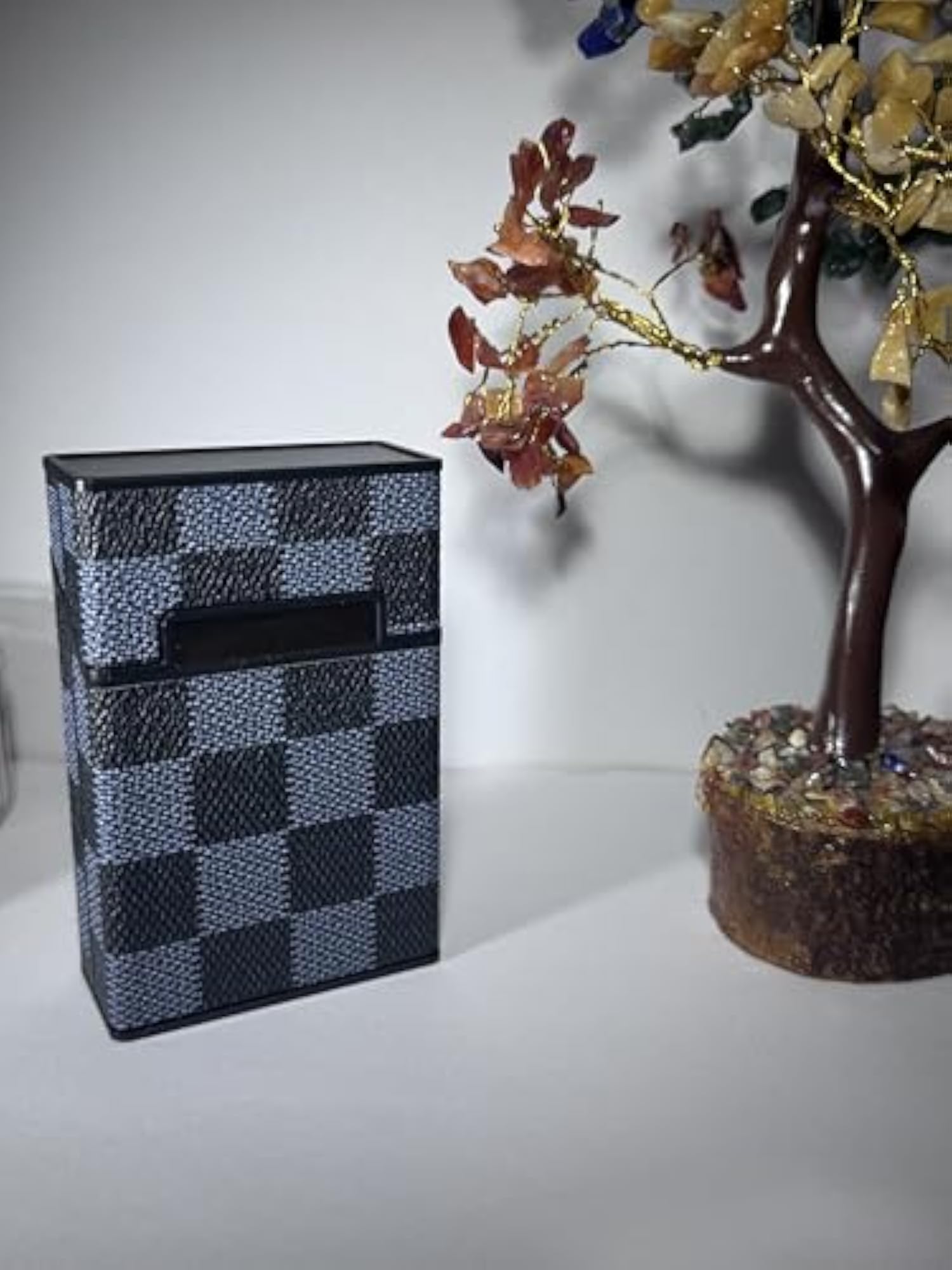 Classic Grid Cigarette Holder for 20 Cigarettes